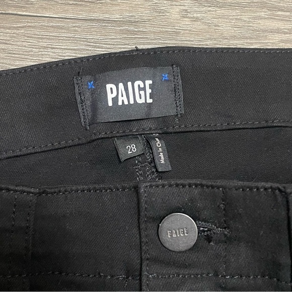 PAIGE Women's Mayslie Jogger Black Zip Ankle Pants Y2K Trendy Sz 28 - Picture 7 of 11